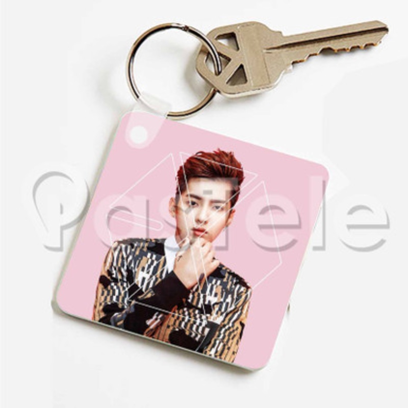 Kris Wu EXO Custom Personalized Art Keychain Key Ring Jewelry Necklaces Pendant Two Sides
