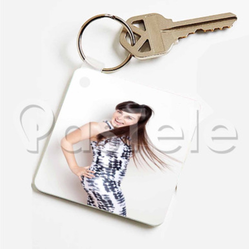 Molly Burke Custom Art Keychain Key Ring Jewelry Necklaces Pendant Two Sides