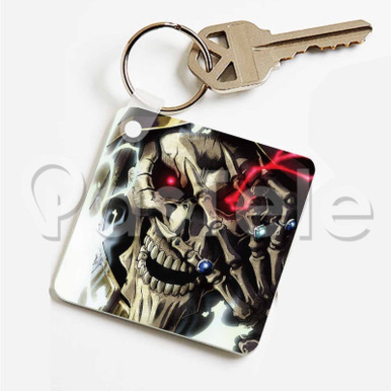 Overlord Custom Personalized Art Keychain Key Ring Jewelry Necklaces Pendant Two Sides