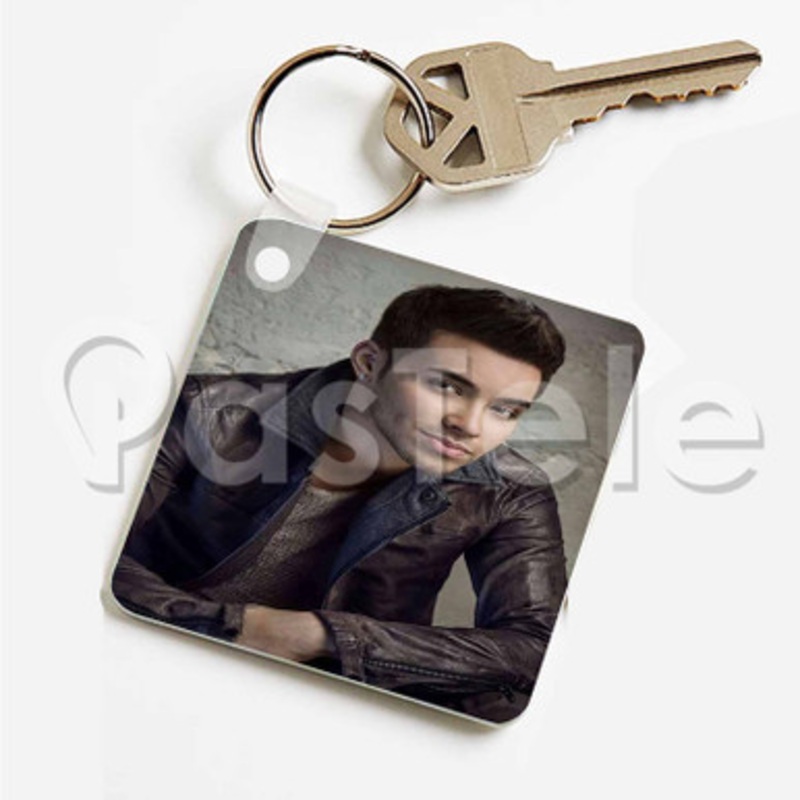 Prince Royce Custom Art Keychain Key Ring Jewelry Necklaces Pendant Two Sides
