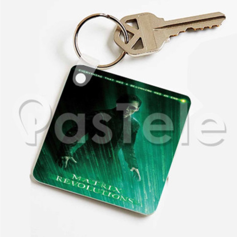 The Matrix Revolutions Custom Art Keychain Key Ring Jewelry Necklaces Pendant Two Sides