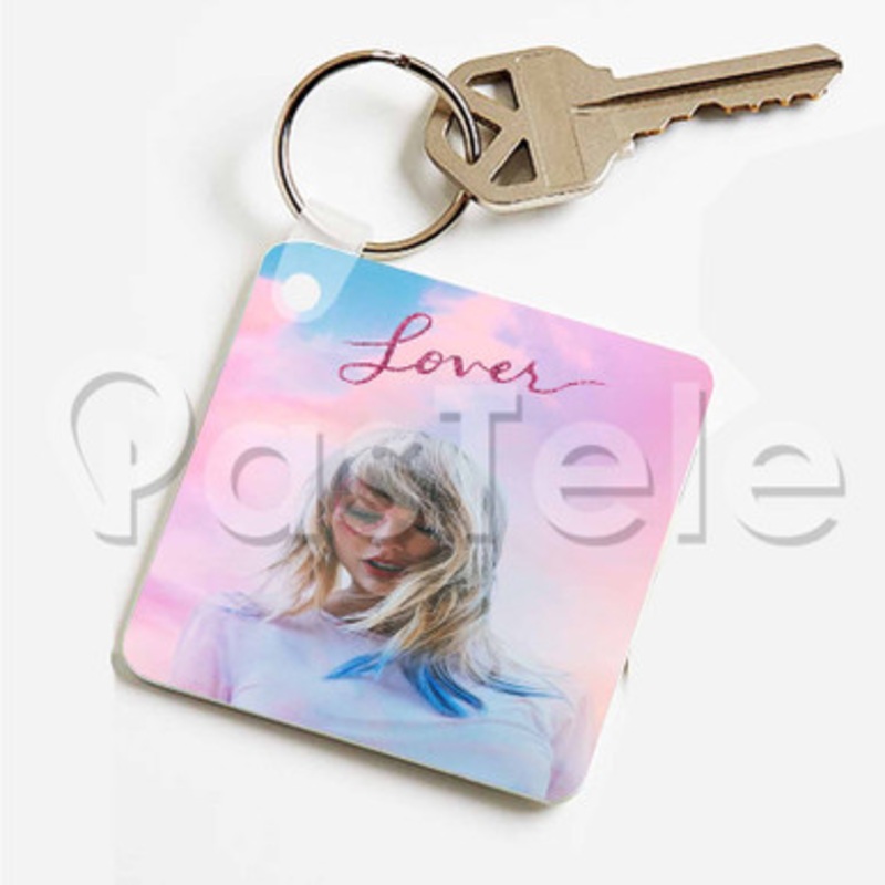 Lover Custom Art Keychain Key Ring Jewelry Necklaces Pendant Two Sides
