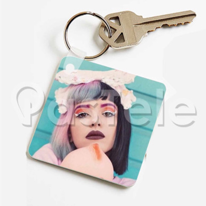 melanie martinez Custom Art Keychain Key Ring Jewelry Necklaces Pendant Two Sides