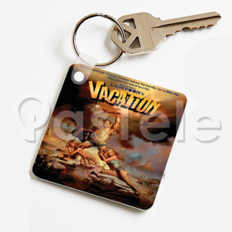 National Lampoon s Vacation Custom Art Keychain Key Ring Jewelry Necklaces Pendant Two Sides