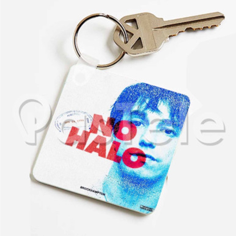 No Halo Brockhampton Custom Art Keychain Key Ring Jewelry Necklaces Pendant Two Sides