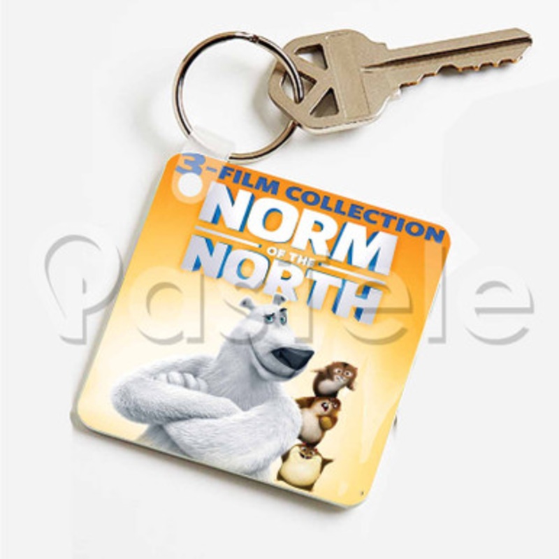 Norm of the North Custom Art Keychain Key Ring Jewelry Necklaces Pendant Two Sides