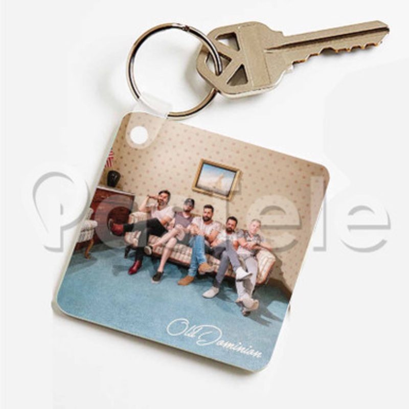 Old Dominion Custom Art Keychain Key Ring Jewelry Necklaces Pendant Two Sides