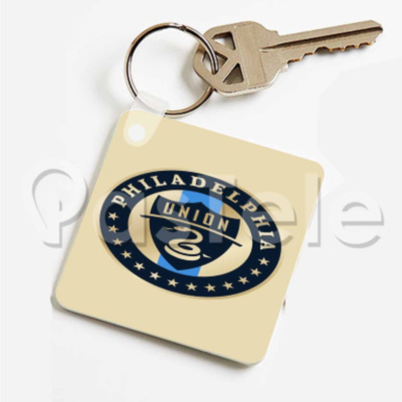 Philadelphia Union Custom Art Keychain Key Ring Jewelry Necklaces Pendant Two Sides