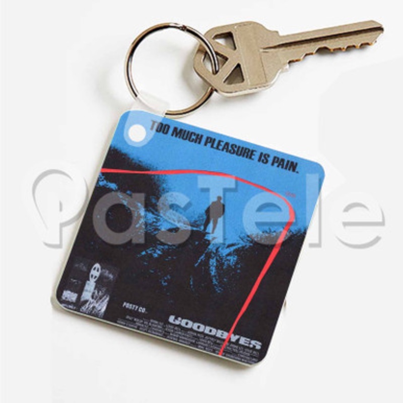 Post Malone Goodbyes feat Young Thug Custom Art Keychain Key Ring Jewelry Necklaces Pendant Two Sides
