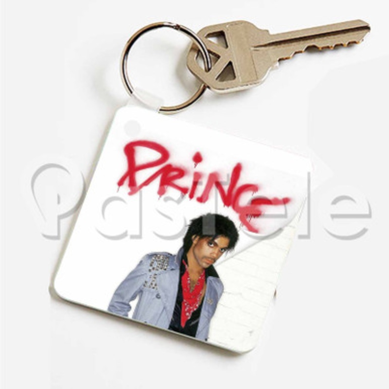 Prince Originals Custom Art Keychain Key Ring Jewelry Necklaces Pendant Two Sides