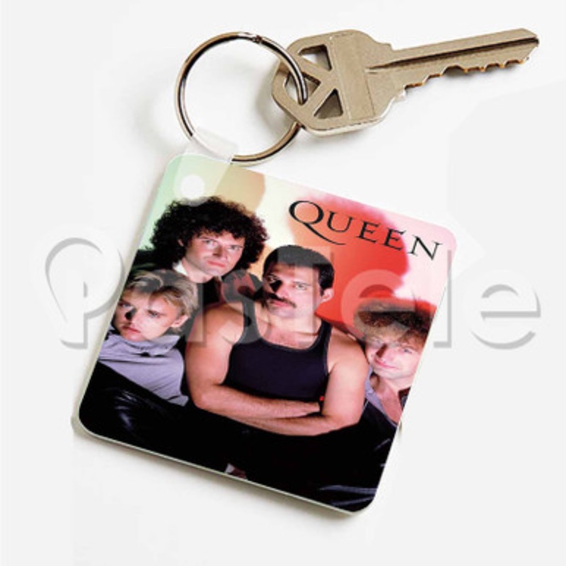 Queen Custom Art Keychain Key Ring Jewelry Necklaces Pendant Two Sides