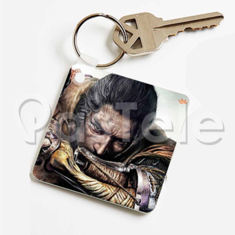 Sekiro Custom Art Keychain Key Ring Jewelry Necklaces Pendant Two Sides