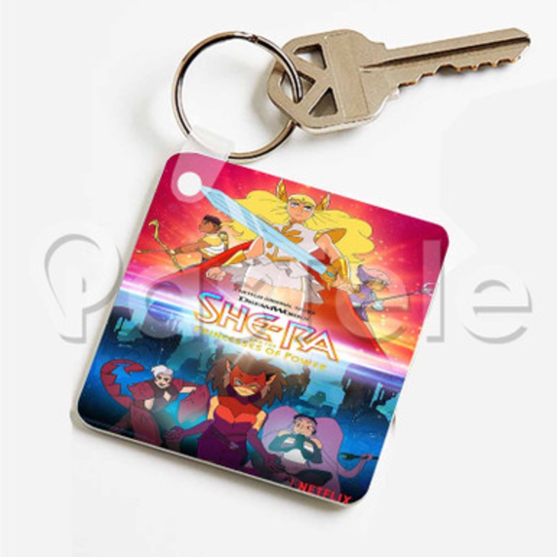 She Ra and the Princesses of Power Custom Art Keychain Key Ring Jewelry Necklaces Pendant Two Sides