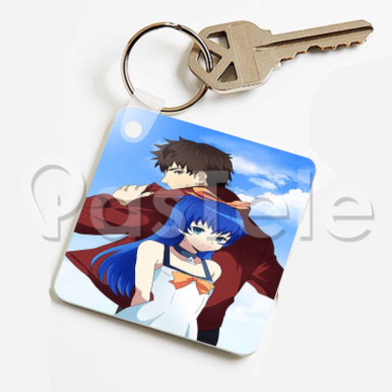 Shoumetsu Toshi Custom Art Keychain Key Ring Jewelry Necklaces Pendant Two Sides