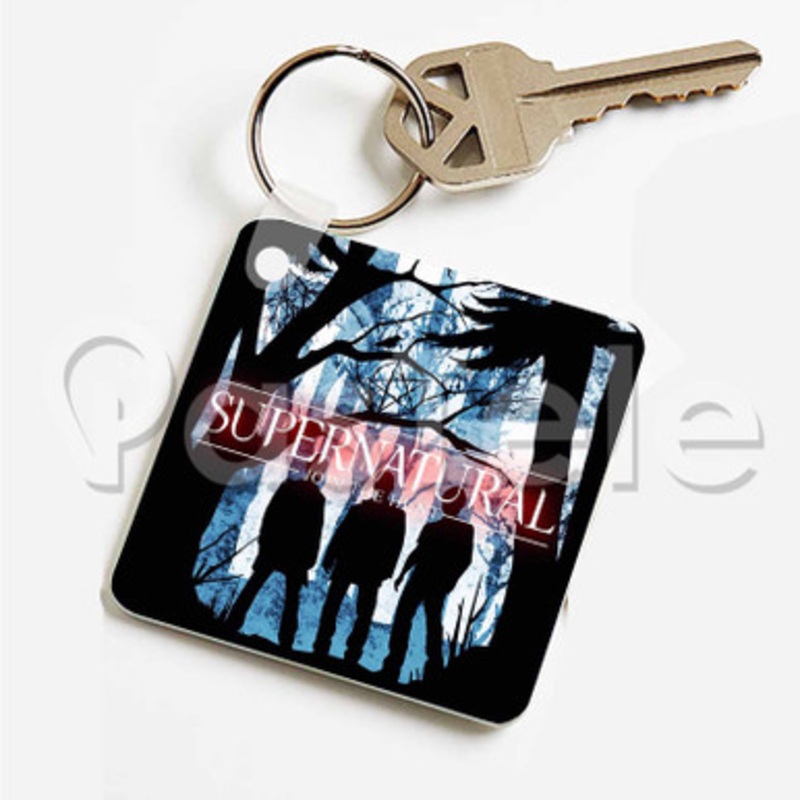 supernatural Custom Art Keychain Key Ring Jewelry Necklaces Pendant Two Sides