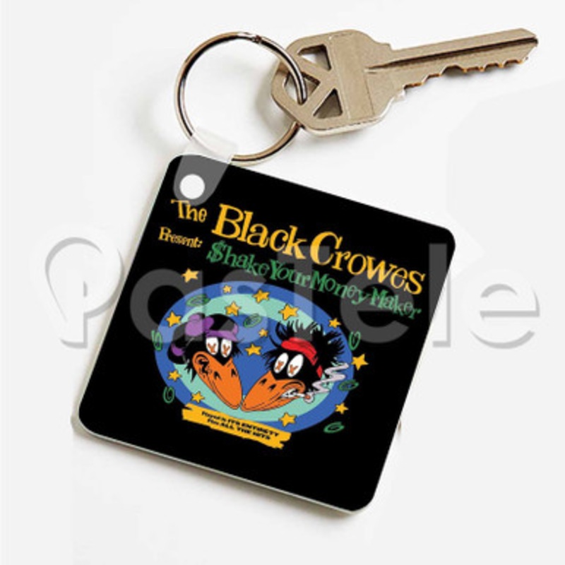 The Black Crowes Custom Art Keychain Key Ring Jewelry Necklaces Pendant Two Sides