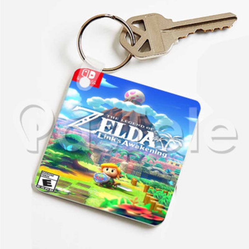 The Legend of Zelda Link s Awakening Custom Art Keychain Key Ring Jewelry Necklaces Pendant Two Sides