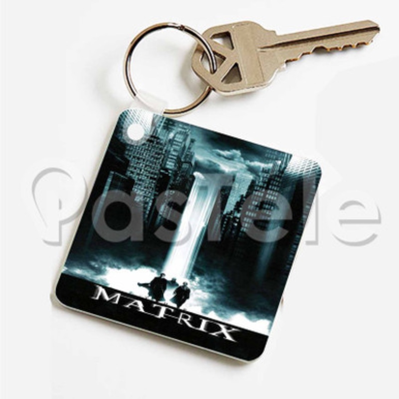 The Matrix Custom Art Keychain Key Ring Jewelry Necklaces Pendant Two Sides