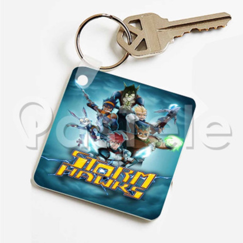 What Happened to Storm Hawks Custom Art Keychain Key Ring Jewelry Necklaces Pendant Two Sides