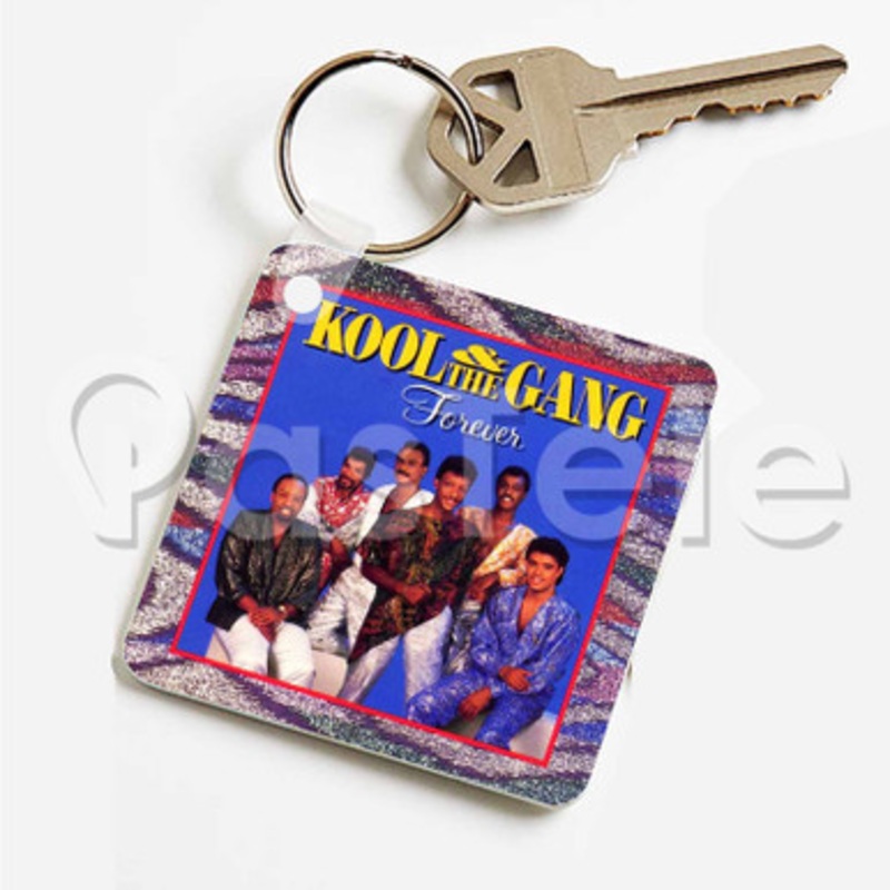 Kool the Gang Custom Art Keychain Key Ring Jewelry Necklaces Pendant Two Sides