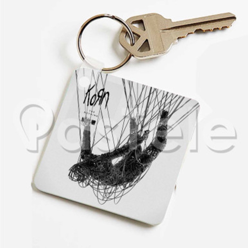 Korn The Nothing Custom Art Keychain Key Ring Jewelry Necklaces Pendant Two Sides