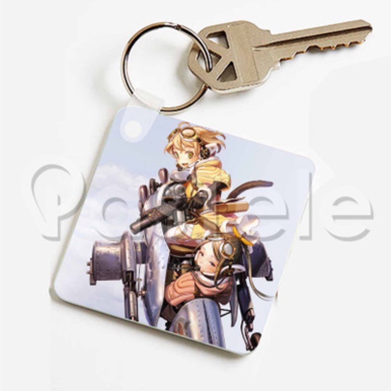 Last Exile Custom Art Keychain Key Ring Jewelry Necklaces Pendant Two Sides