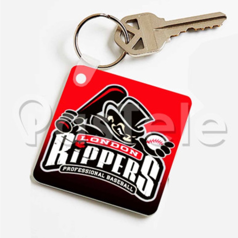 London Rippers Custom Art Keychain Key Ring Jewelry Necklaces Pendant Two Sides