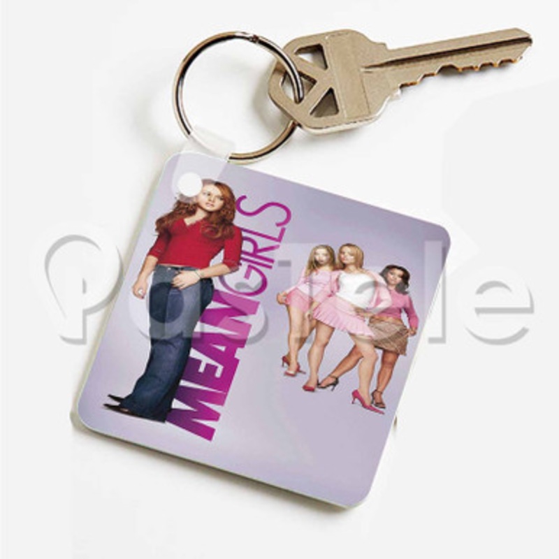 Mean Girls Custom Art Keychain Key Ring Jewelry Necklaces Pendant Two Sides