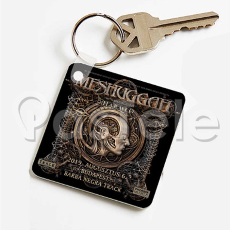 Meshuggah Custom Art Keychain Key Ring Jewelry Necklaces Pendant Two Sides