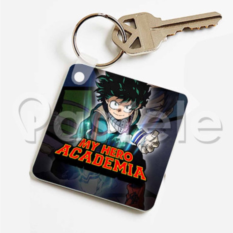 my hero academia Custom Art Keychain Key Ring Jewelry Necklaces Pendant Two Sides