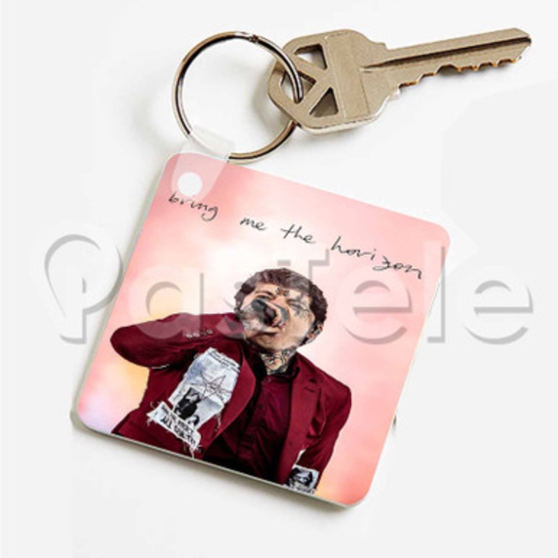 Oliver Sykes BMTH Custom Art Keychain Key Ring Jewelry Necklaces Pendant Two Sides
