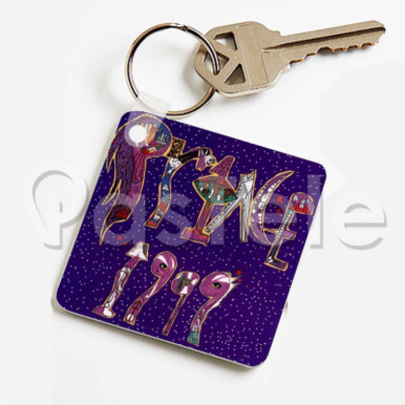 Prince 1999 Custom Art Keychain Key Ring Jewelry Necklaces Pendant Two Sides