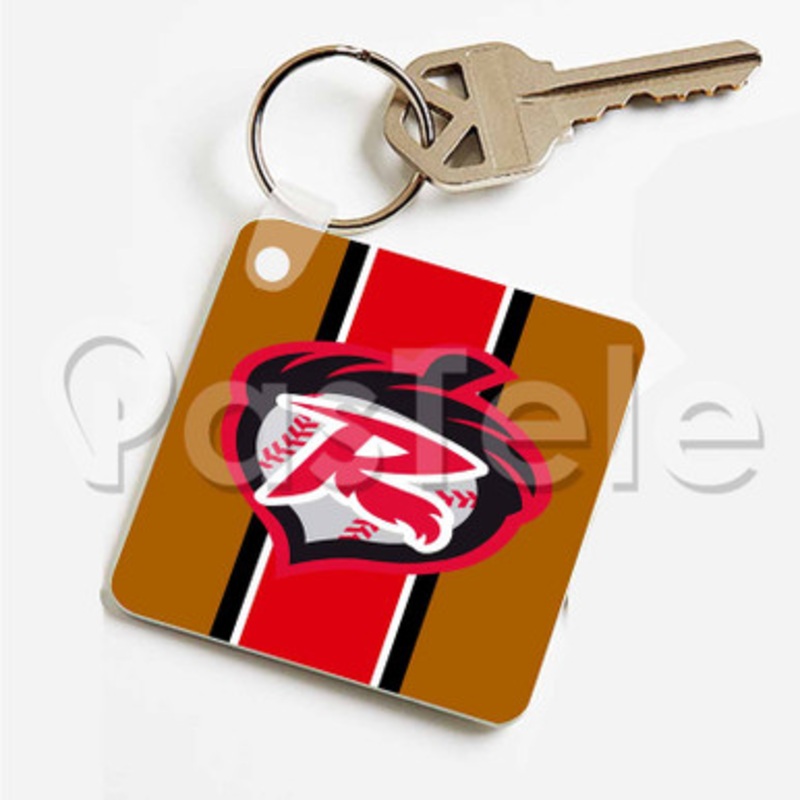 Richmond Flying Squirrels Custom Art Keychain Key Ring Jewelry Necklaces Pendant Two Sides