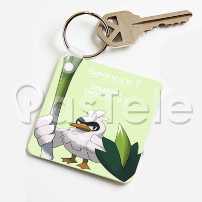 Sirfetch d Custom Art Keychain Key Ring Jewelry Necklaces Pendant Two Sides