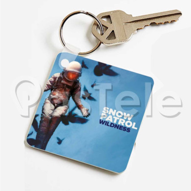 Snow Patrol Announce Wildness Custom Art Keychain Key Ring Jewelry Necklaces Pendant Two Sides