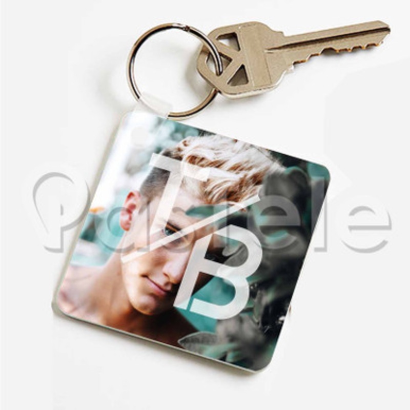 tanner braungardt Custom Art Keychain Key Ring Jewelry Necklaces Pendant Two Sides