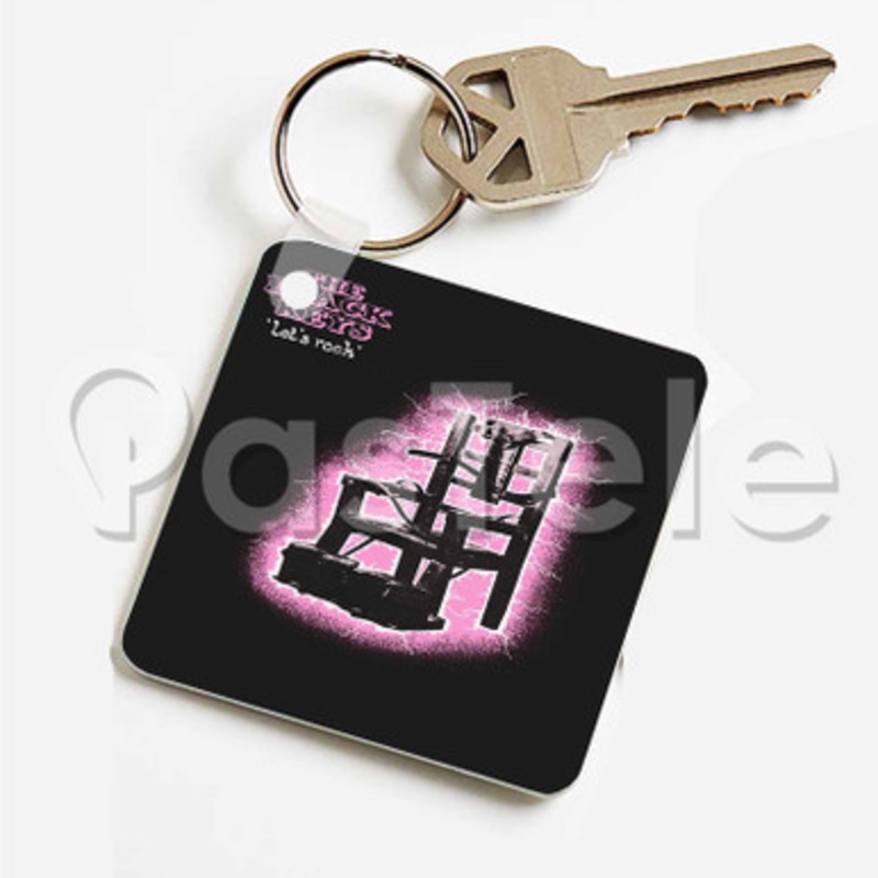 The Black Keys Let s Rock Custom Art Keychain Key Ring Jewelry Necklaces Pendant Two Sides