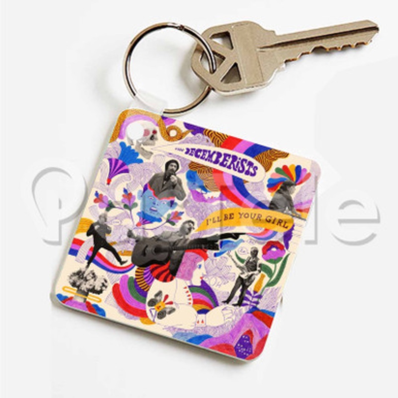 The Decemberists Custom Art Keychain Key Ring Jewelry Necklaces Pendant Two Sides