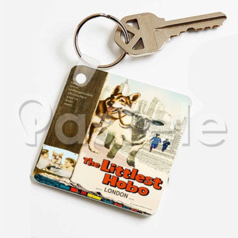 The Littlest Hobo Custom Art Keychain Key Ring Jewelry Necklaces Pendant Two Sides