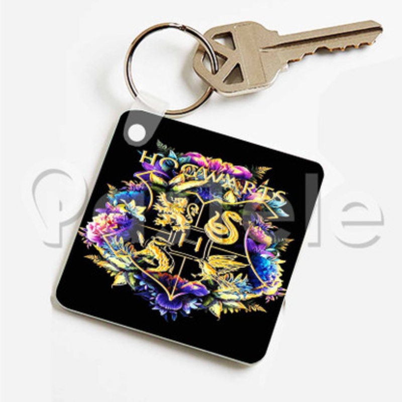 The Wizarding World Harry Potter Custom Art Keychain Key Ring Jewelry Necklaces Pendant Two Sides