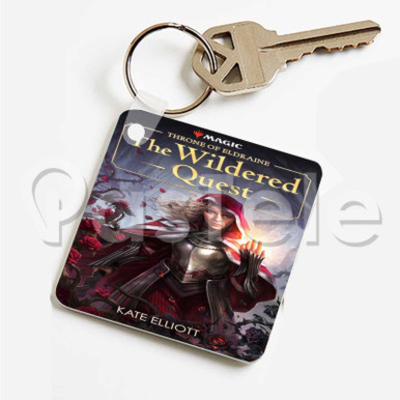Throne of Eldraine Custom Art Keychain Key Ring Jewelry Necklaces Pendant Two Sides