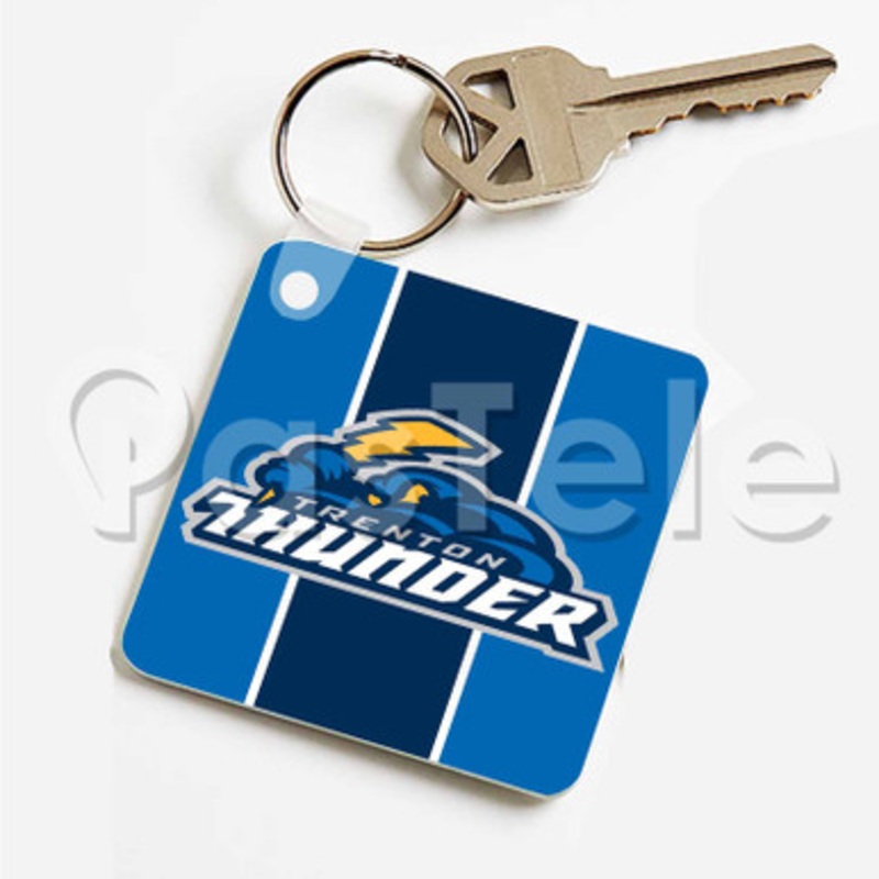 Trenton Thunder Custom Art Keychain Key Ring Jewelry Necklaces Pendant Two Sides