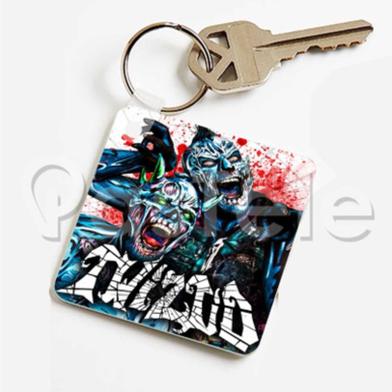 Twiztid Custom Art Keychain Key Ring Jewelry Necklaces Pendant Two Sides