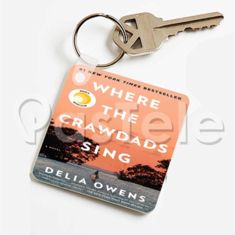 Where the Crawdads Sing Custom Art Keychain Key Ring Jewelry Necklaces Pendant Two Sides