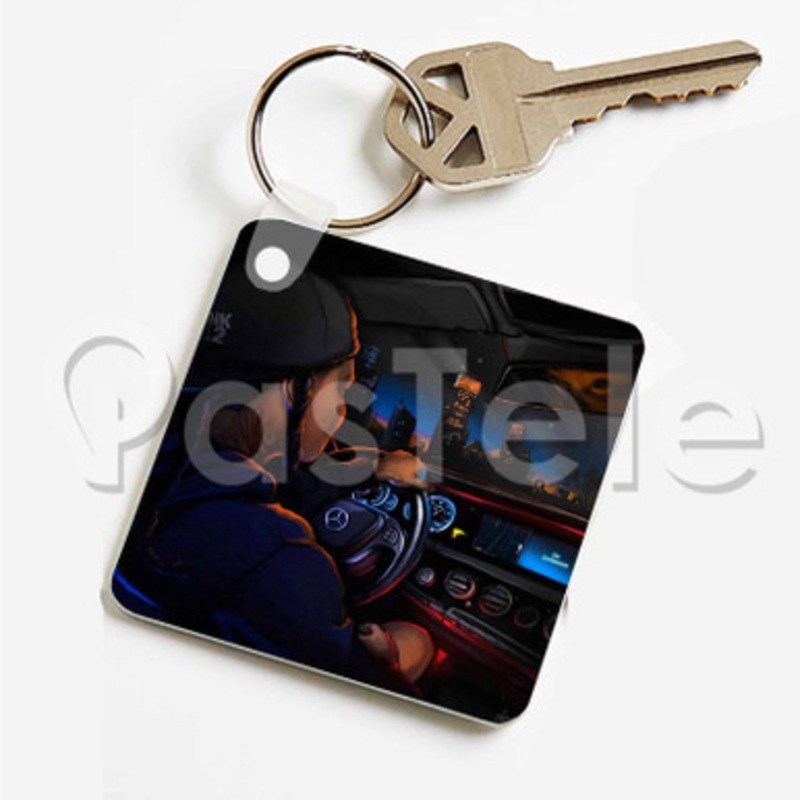 Young MA Car Confessions Custom Art Keychain Key Ring Jewelry Necklaces Pendant Two Sides