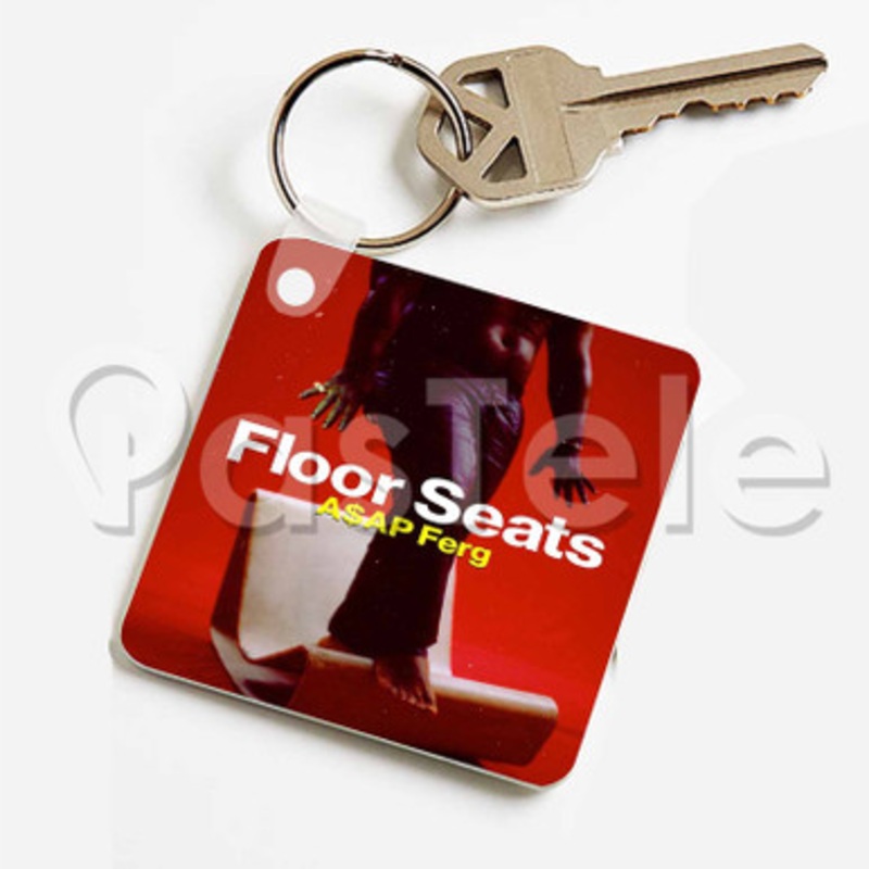 A AP Ferg Floor Seats Custom Keychain Jewelry Necklaces Pendant Two Sides Key