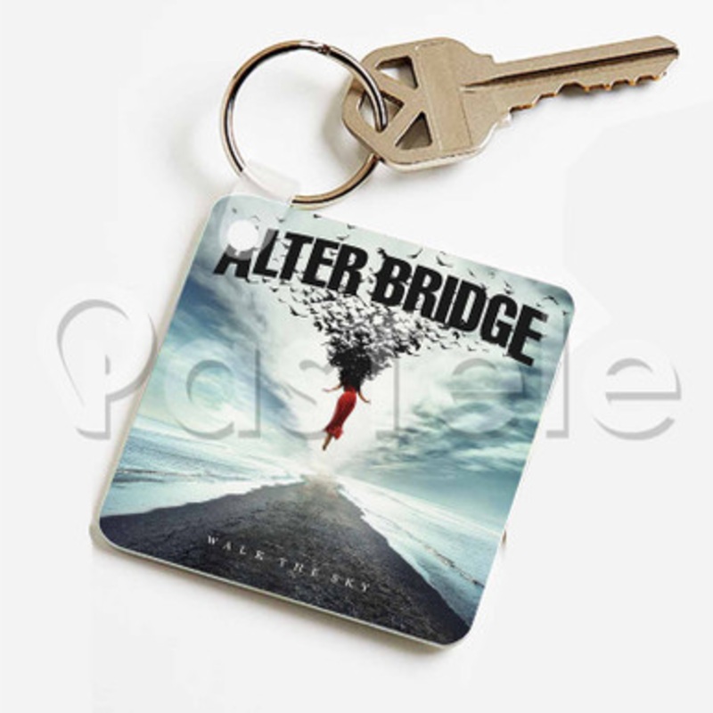 Alter Bridge Walk The Sky Custom Keychain Jewelry Necklaces Pendant Two Sides Key