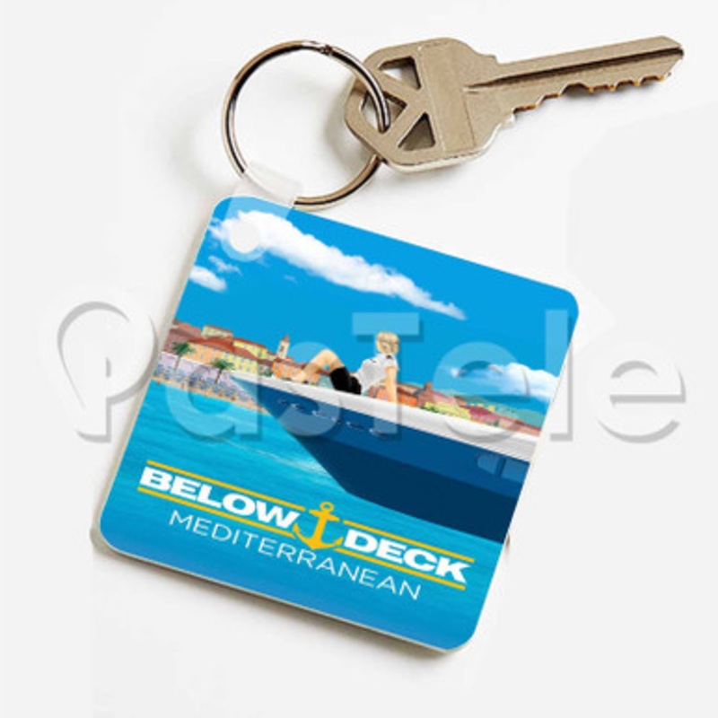 Below Deck Mediterranean Custom Keychain Jewelry Necklaces Pendant Two Sides Key