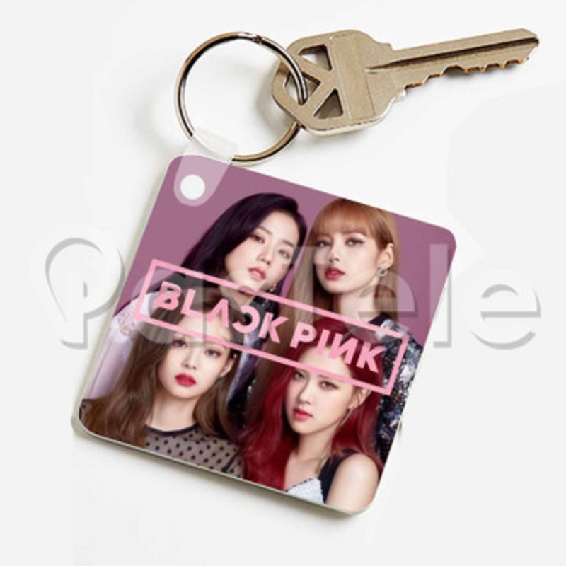 blackpink 2 Custom Keychain Jewelry Necklaces Pendant Two Sides Key