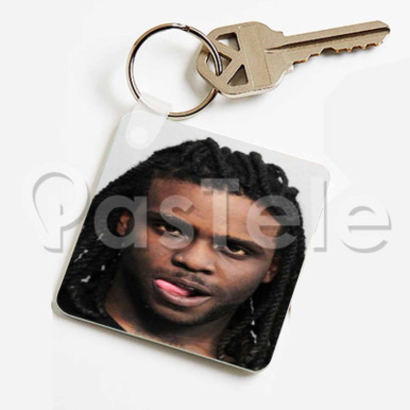 Chief Keef Custom Keychain Jewelry Necklaces Pendant Two Sides Key
